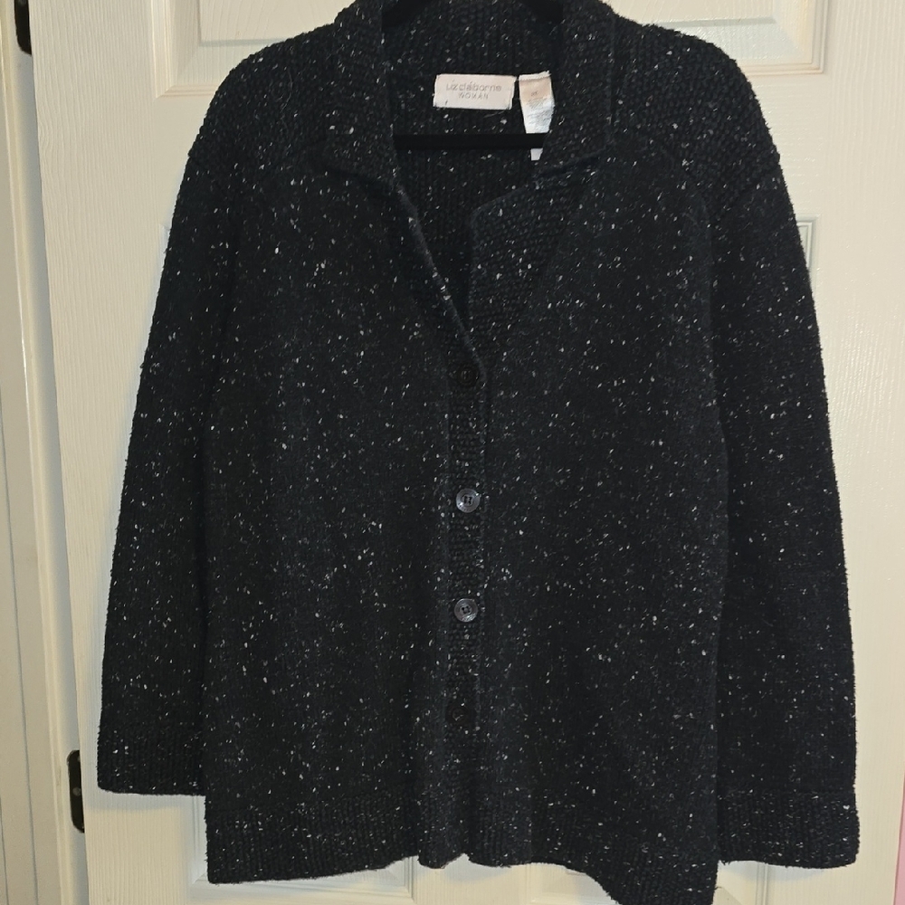 Liz Claiborne Dark Gray‎ Knit Sweater